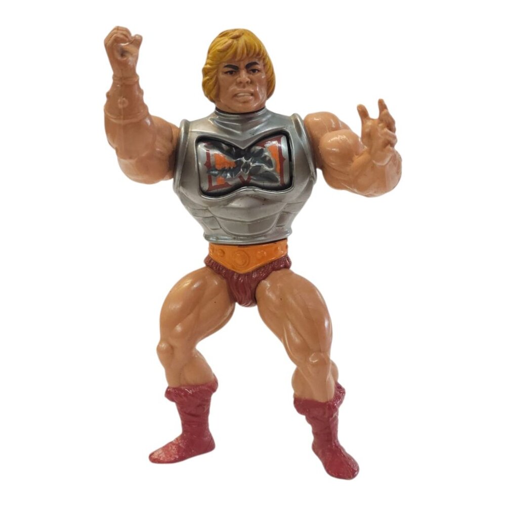 Masters of the Universe Battle Armor He-Man Action Figure MOTU AS SHOWN 1983